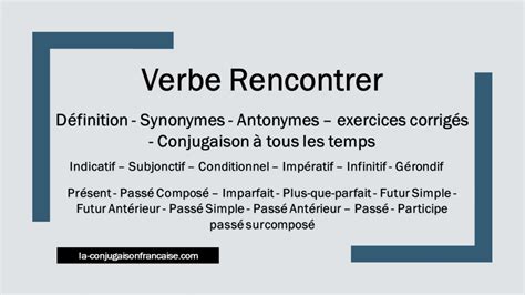 rencontrer synonyme|Synonyme rencontrer 